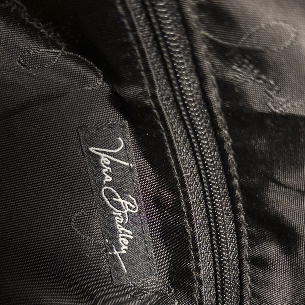 Quilted Black Vera Bradley Handbag - Picture 2 of 4